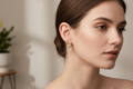 14K Hoop RQ-Paperclip Lifestyle Photo