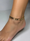 14K FIGARO ANKLET 21+5CM LCC-27180555