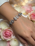 WHG INSP CHANEL STRASS CC LOGO STATIO BRACELET