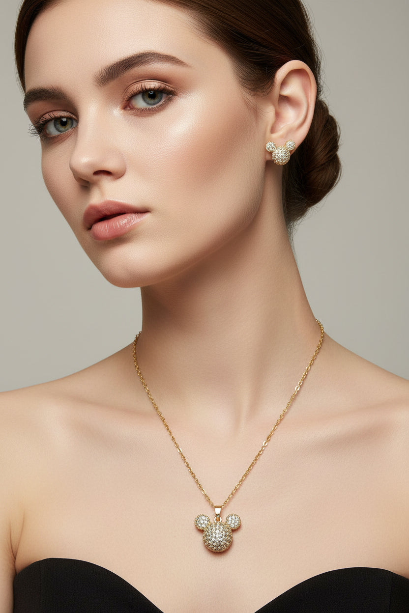 14K MICKEY 2PC SET CX361A