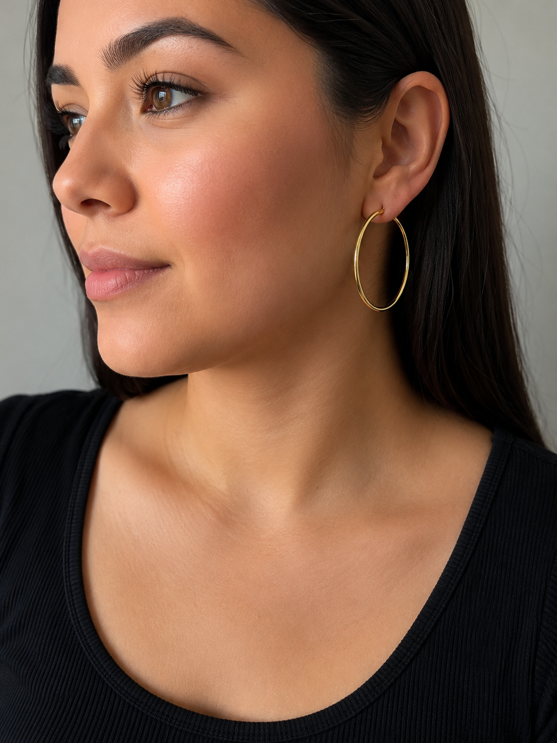 14K HOOP EARRING R-21060137
