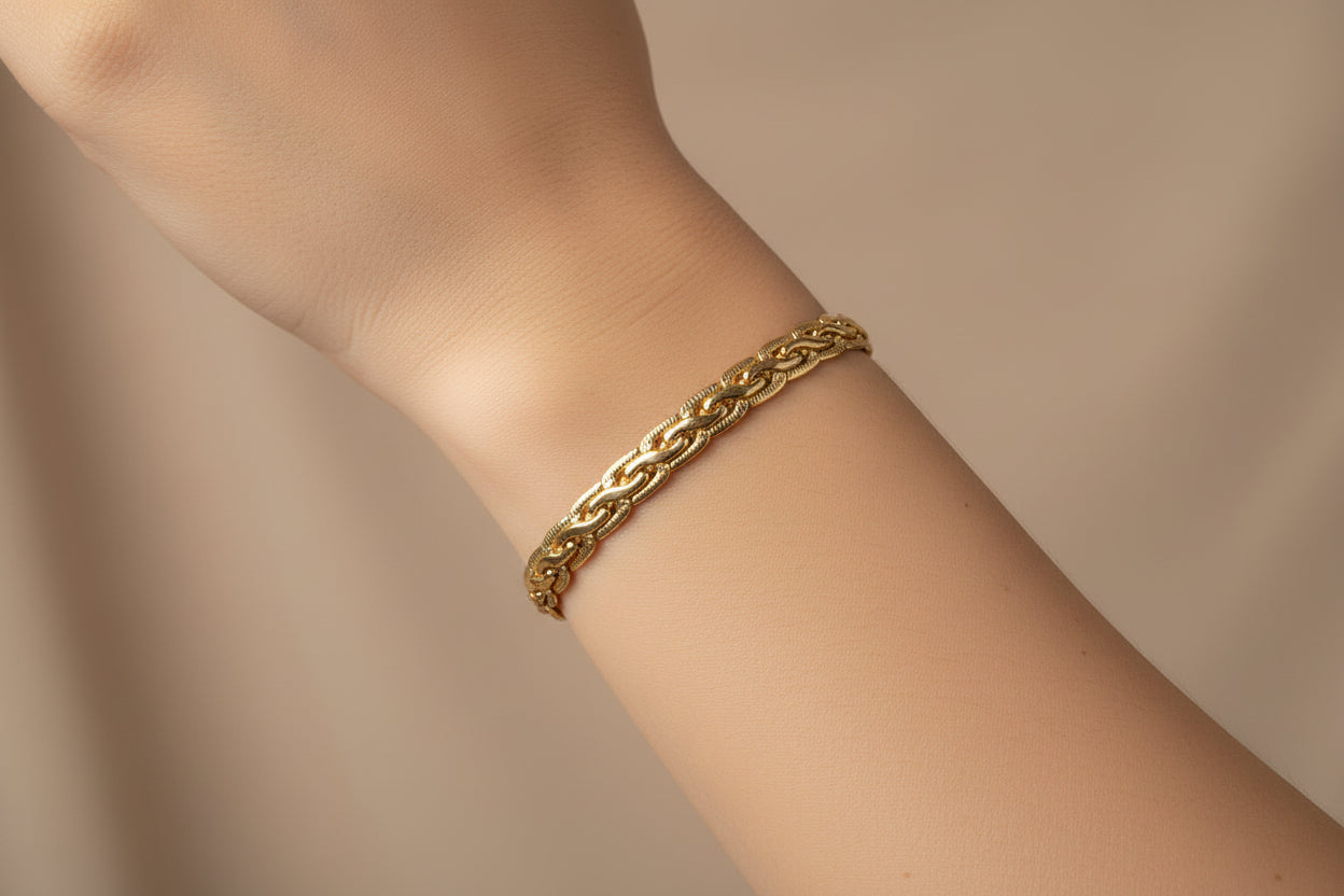 14K 7.5IN BRAIDED BRACELET 6N-19CM LCC-30870018