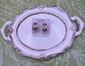 14K Huggie Hoop Hearts