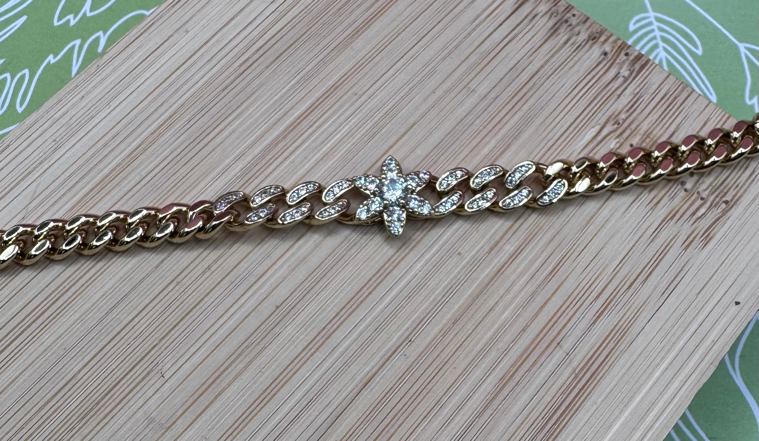 14K Flower Bracelet SYX-71028 17CM