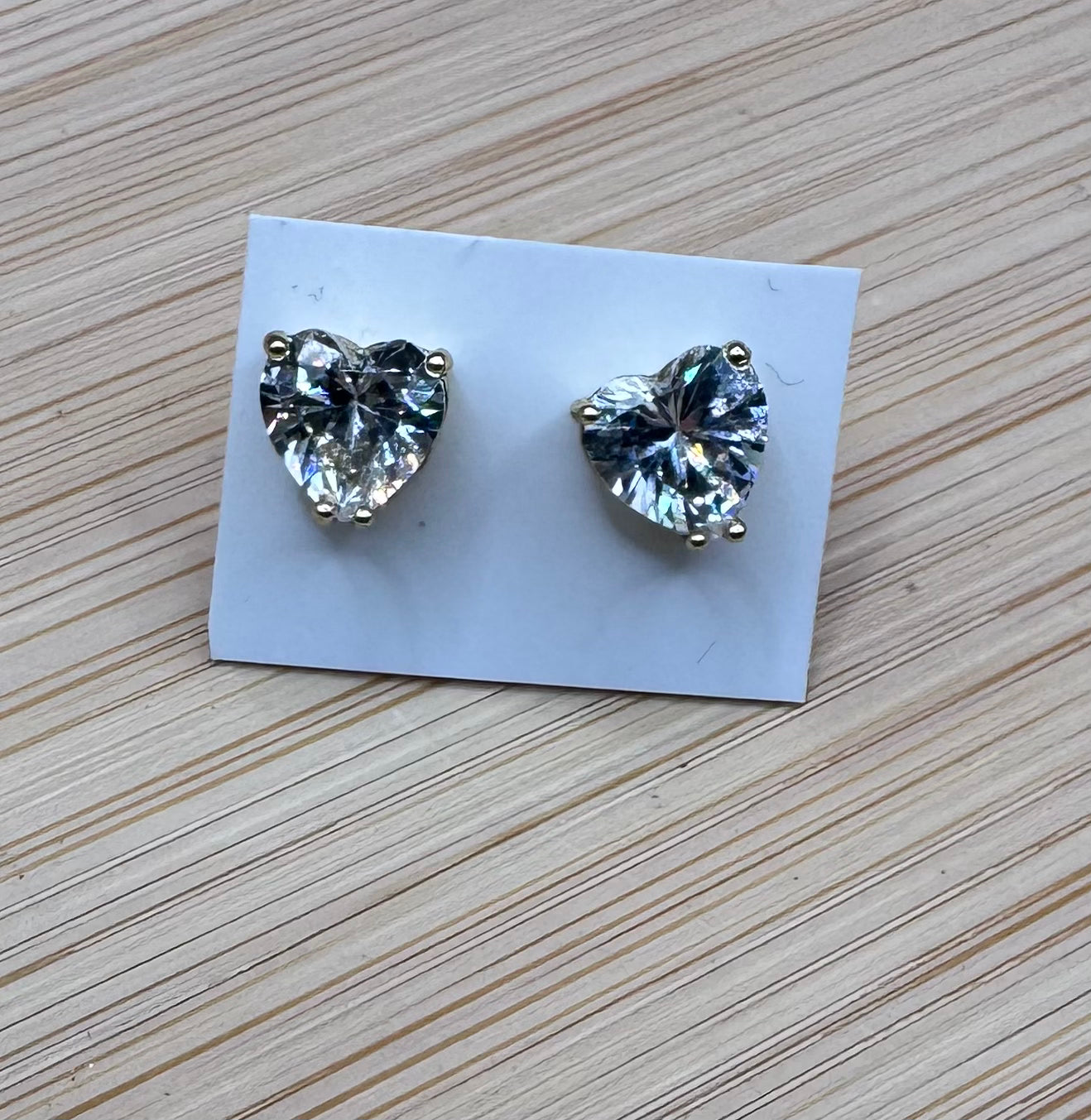 14K Heart Shape Stud EXX-0009-7MM