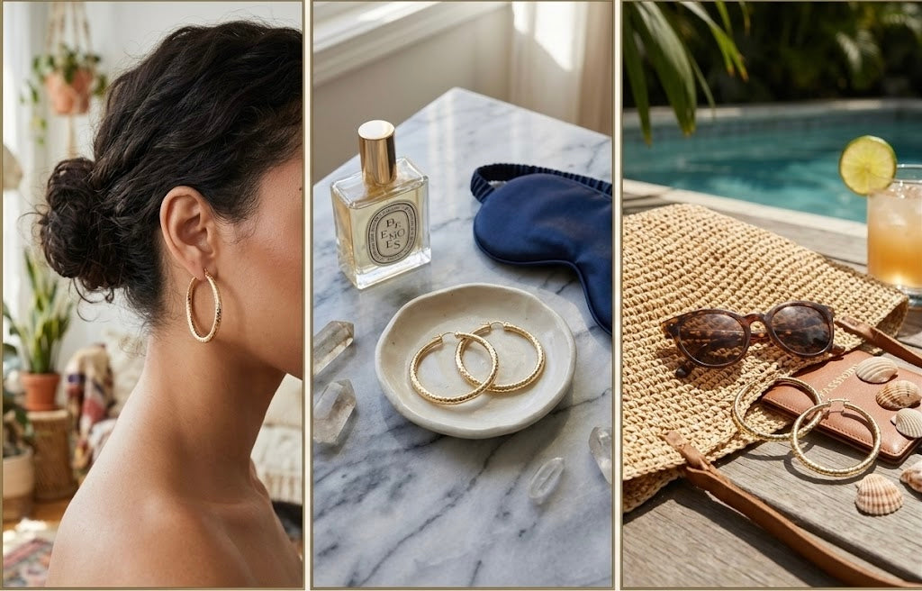 14K Hoop Earings R-21040052