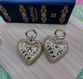 14K ABS Heart Shape Earing