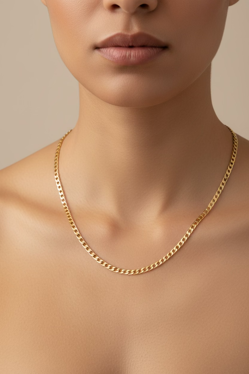 14K 20IN CUBAN NECKLACE CHAIN 3.6N-50CM LCC-27210112