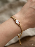 14K HELLO KITTY SNAKE CHAIN BRACELET CS-23370002