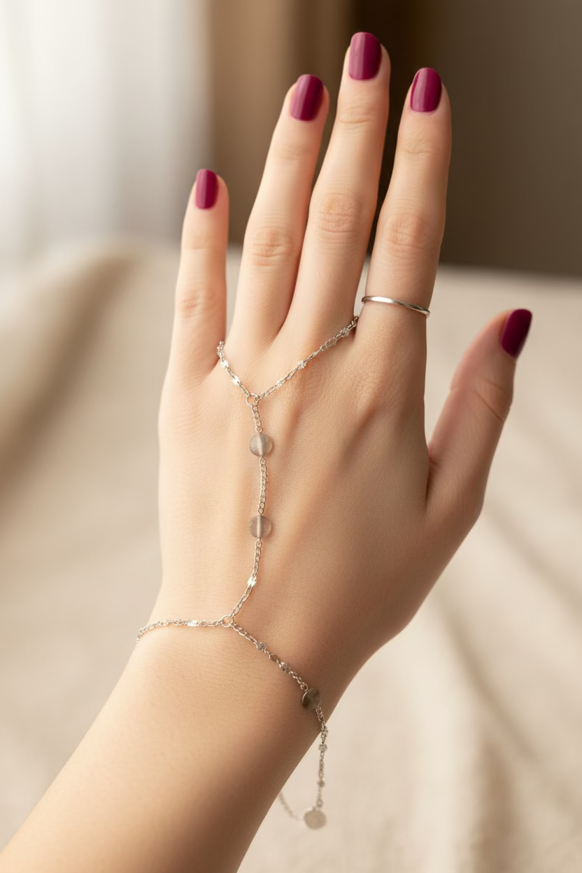 STS COIN HAND-FINGER BRACELET T001227695