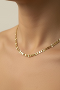 14K 18IN GG & STARBURST VALENTINO NECKLACE CHAIN 3.5N-45CM LCC-31340040