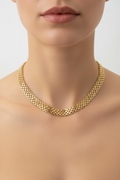 14K 18IN CHINO LINK NECKLACE CHAIN 7.5N-45CM LCC-37150007