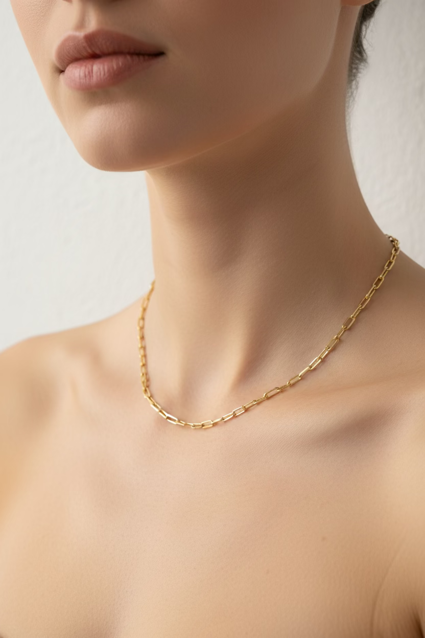 14K 24IN PAPERCLIP NECKLACE CHAIIN 1.7N-60CM LCC-40260012