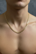 14K Cuban Necklace 22IN 1108-6DC-55CM