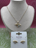 14k Swaroski Set ZSYX-0381 Tornasol