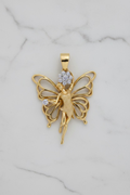 14K FAIRY BUTTERFLY PENDANT X000020655