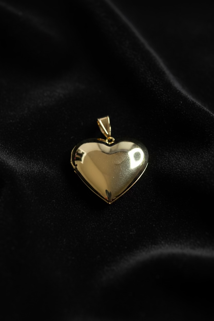 14K HEART LOCKET PENDANT DC-38520012