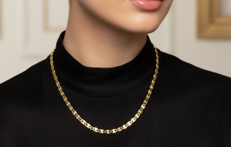 14K VALENTINO NECKLACE 2.5N-55CM LCC-29470023