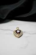 14L HEART PENDANT - RED X001153484