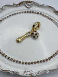 14K SOCCER BALL SNEAKER CHARM PENDANT