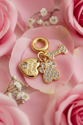14K BEST FRIEND PAW BONE PANDORA CHARM PENDANT