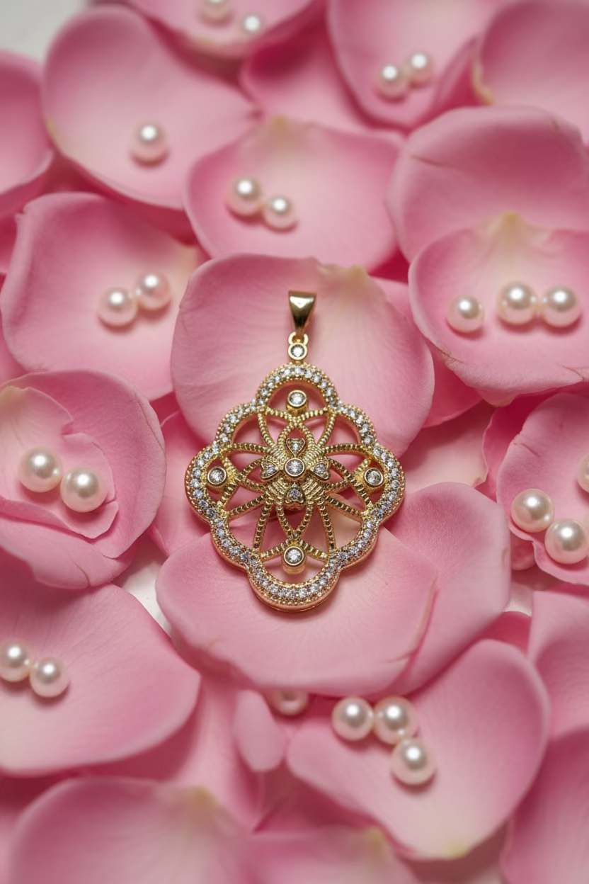 14K VIINTAGE CLOVER SILHOUETTE PENDANT GS-19930003