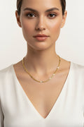14K 18IN BISMARK STARBURST NECKLACE CHAIN 3N-45CM LCC-39300005