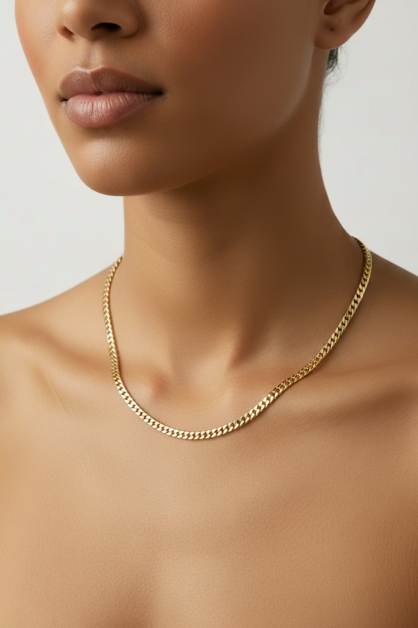 14K MIAMI CUBAN LINK NECKLACE CHAIN 4N-45CM LCC-38120007