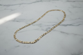 14K 22IN FIGARO NECKLACE CHAIN 6.3N-55CM LCC-27180069
