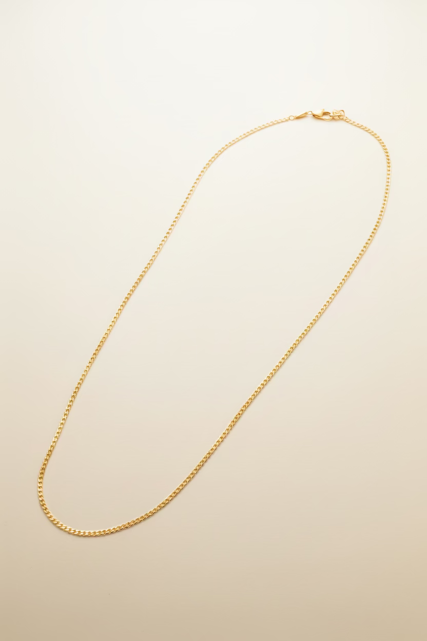 14K 22IN CUBAN NECKLACE CHAIN 2.5N -55CM LCC-27210116