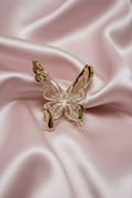 14K CLEAR BUTTERFLY PENDANT