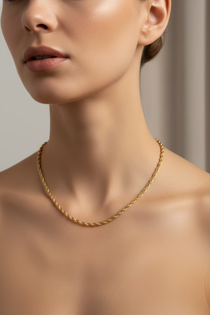 14K 20IN TWISTED NECKLACE CHAIN X001022281