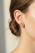 14K CC INSP STUD EARRING RQ