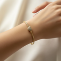 14K CLEAR HEART PANDORA BRACELET