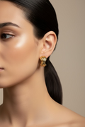 14K CHUNKY TWISTED RIBBON EARRING R-32610001