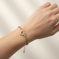 14K CHINO HEART BRACELET OS-08230001