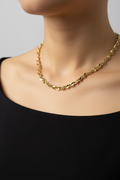 14K 18IN NUGGET CHAIN NECKLACE 4N-45CM LCC-42520011