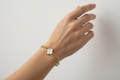14K FOUR LEAF WHITE CLOVER BRACELET OS-10720003