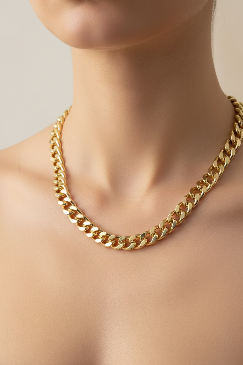 14K MIAMI CUBAN LINK CHAIN NECKLACE 6N-60CM LK-00310024