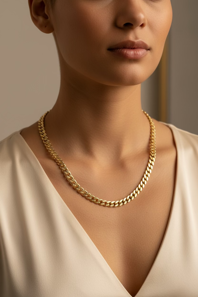 14K MIAMI CUBAN LINK STYLE NECKLACE 5.5N-60CM LCC-27160006