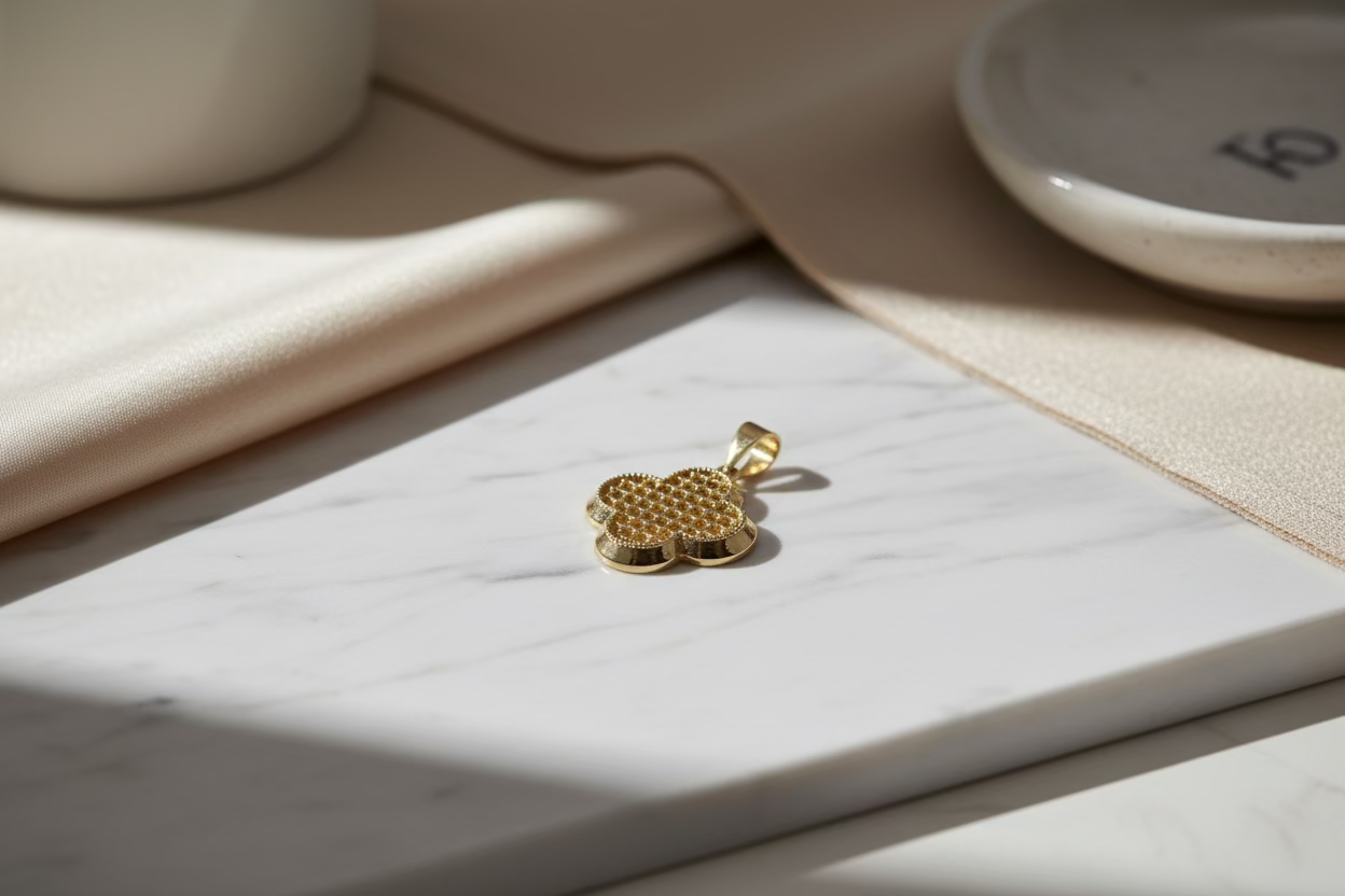 14K CLOVER PENDANT DC-43620001