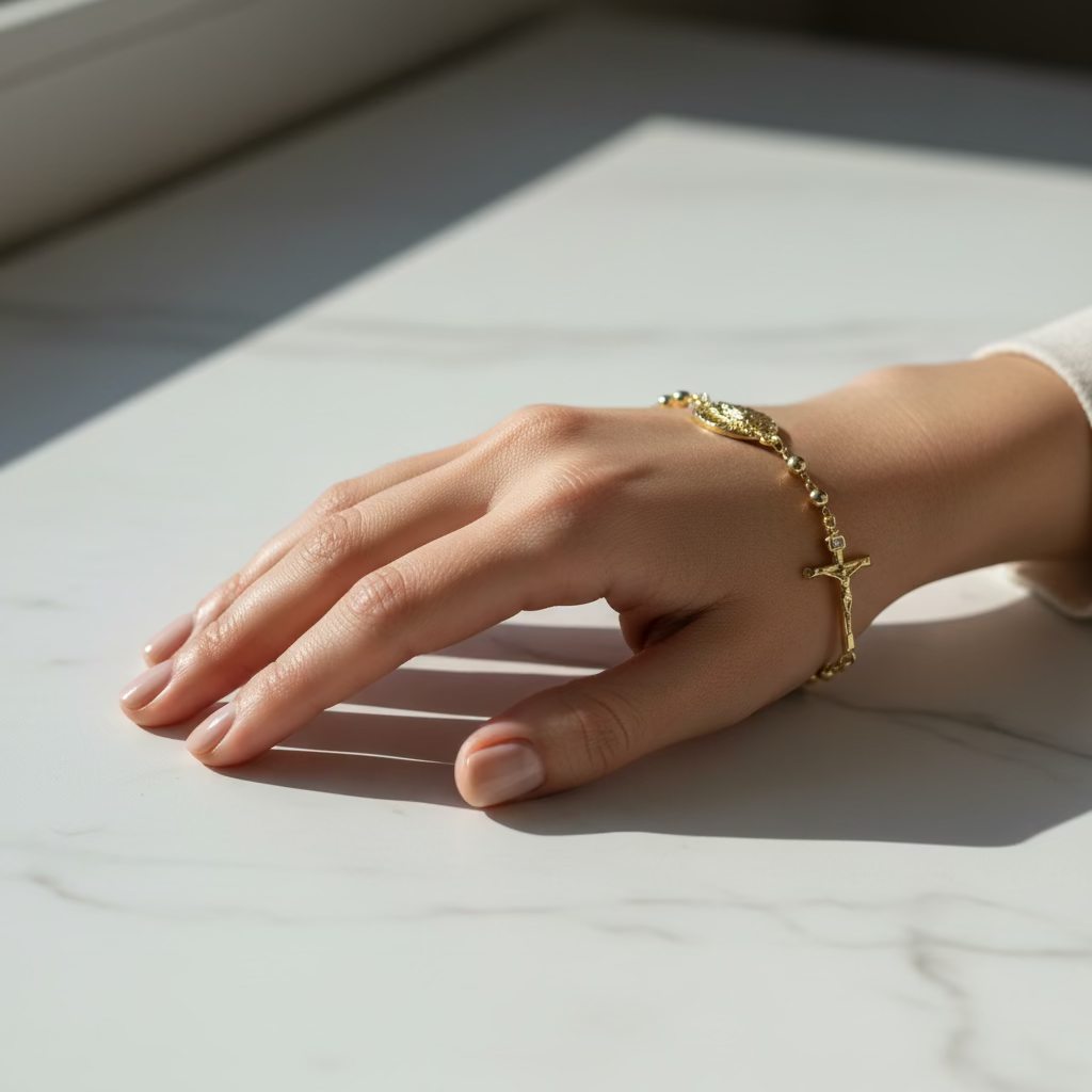 14K ROSARY BRACELET CS-19100002