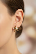 14K STARFISH STUD EARRING XP