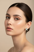 14K ENAMEL STARFISH STUD EARRING