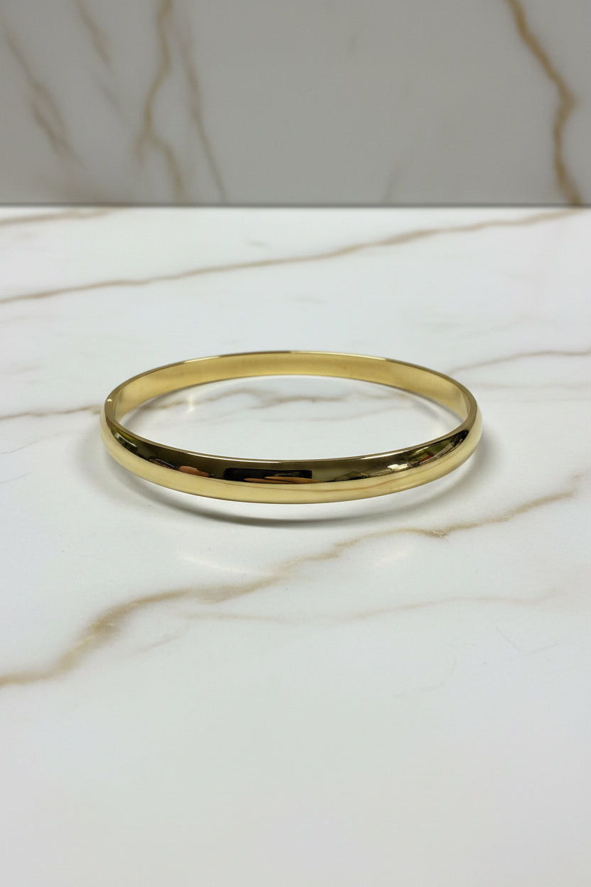 14K PLAIN BANGLE 6N-65MM CH-02000031