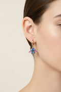 14K STITCH INSP DANGLE EARRING CM