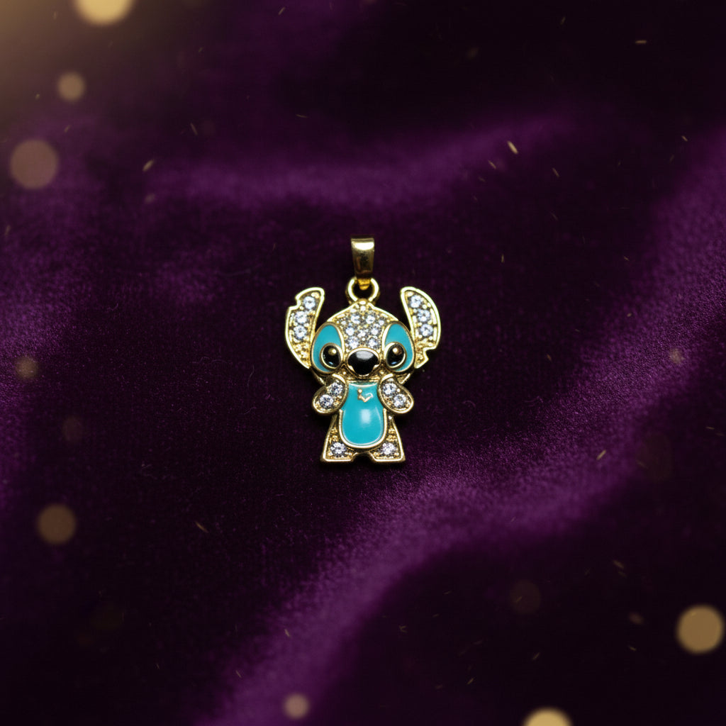 14K STITCH PENDANT