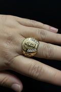 14K VIRGIN MARY MENS RING