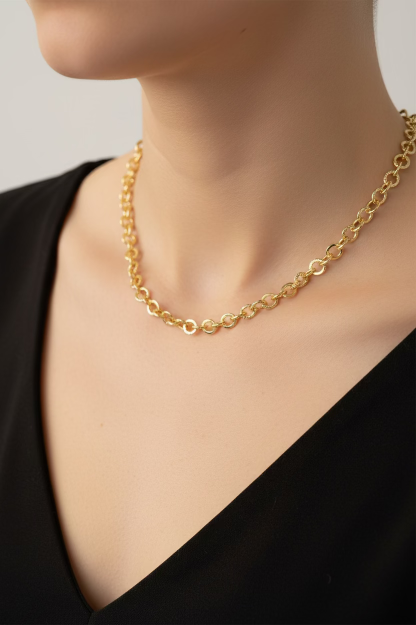 14K 18IN DIAMOND CUT ROLO 4.5N-45CM LK-00670080