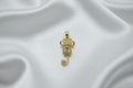 14K KITTY PENDANT